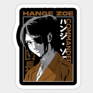 Attack on Titan Hange Sticker